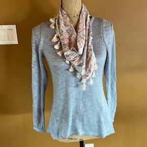 NWT Live and Let Live Sweater w/ Scarf Size PS